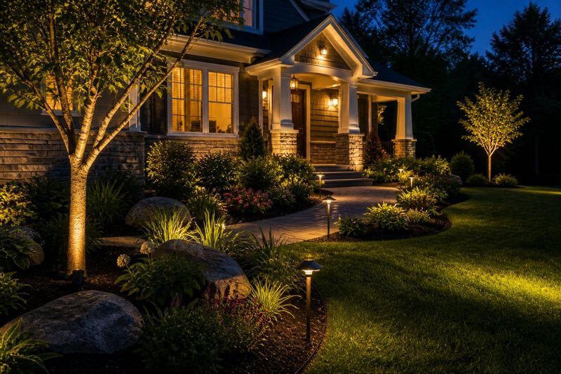 Fence Lighting Installation in Orem, UT