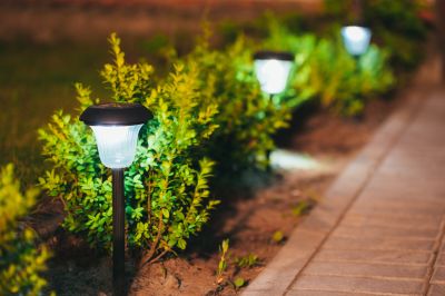 Garden Lighting Installation in Heber City, UT