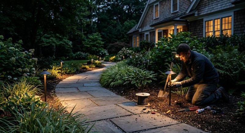 Outdoor Lighting Installation in Overland Park, KS